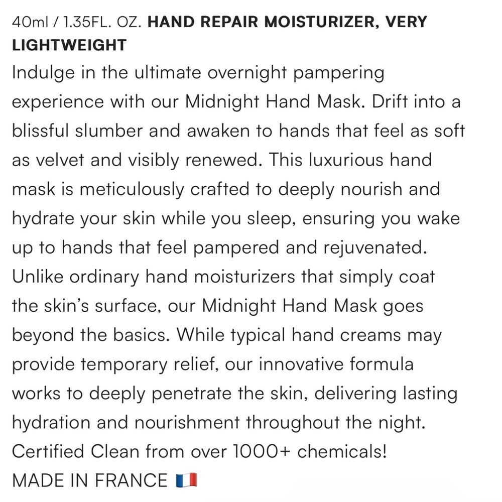 💦 MUDMASKY Midnight Hand Mask - Picture 5 of 8